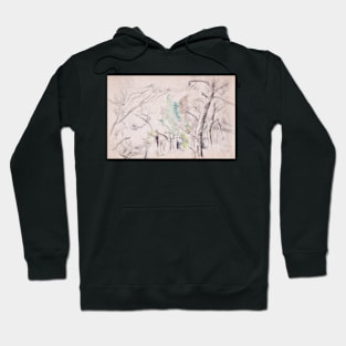 Trees by Paul Cezanne Hoodie